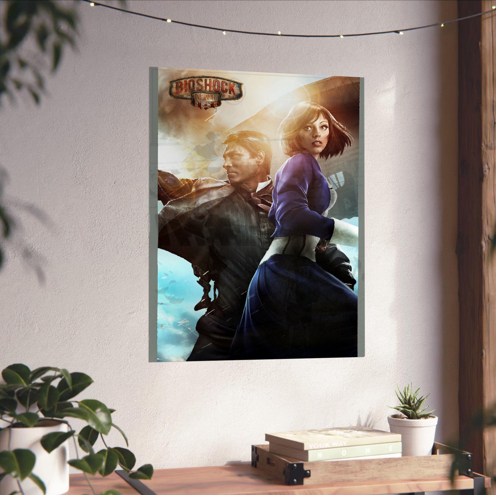 BioShock Infinite key art poster close-up print detail