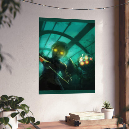 BioShock PS3 cover artwork poster close-up print detail