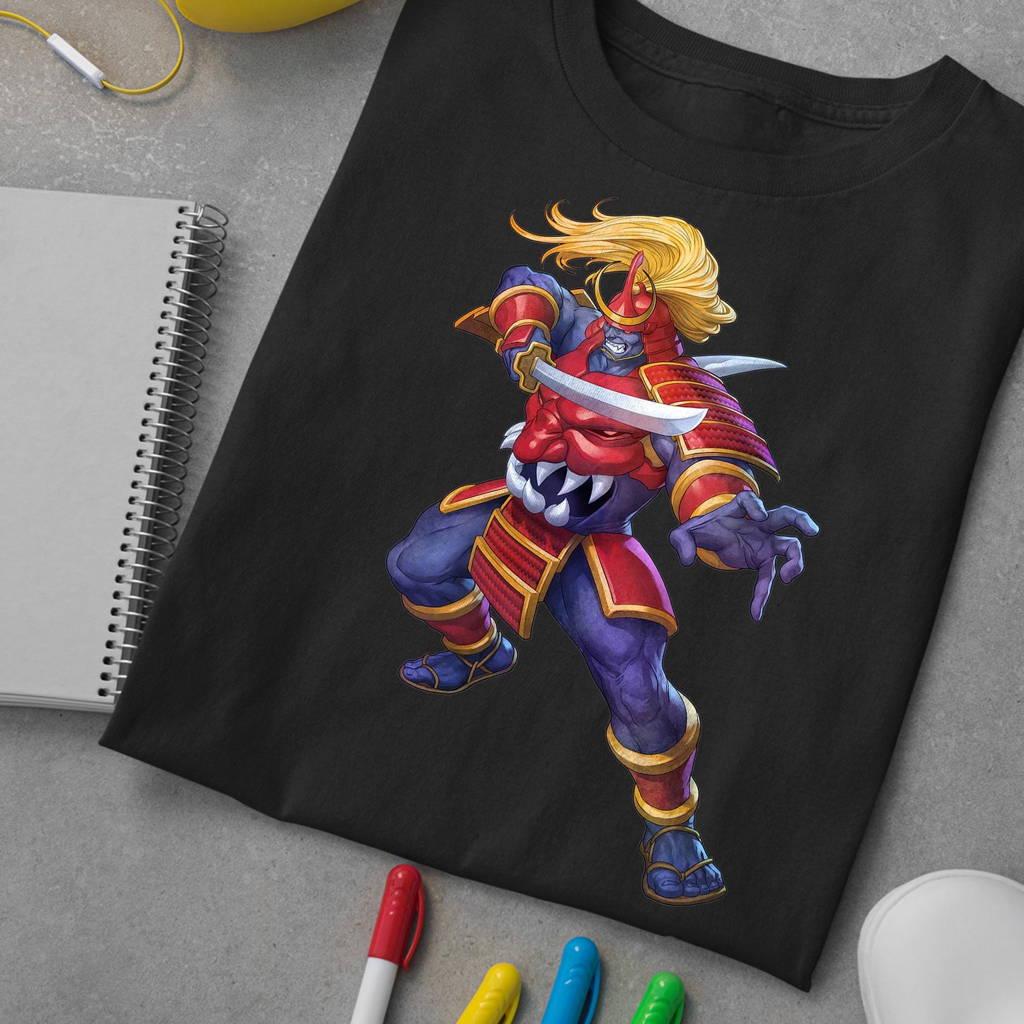 Bishamon Vampire Revival | Capcom's Darkstalkers Premium Unisex T-shirt
