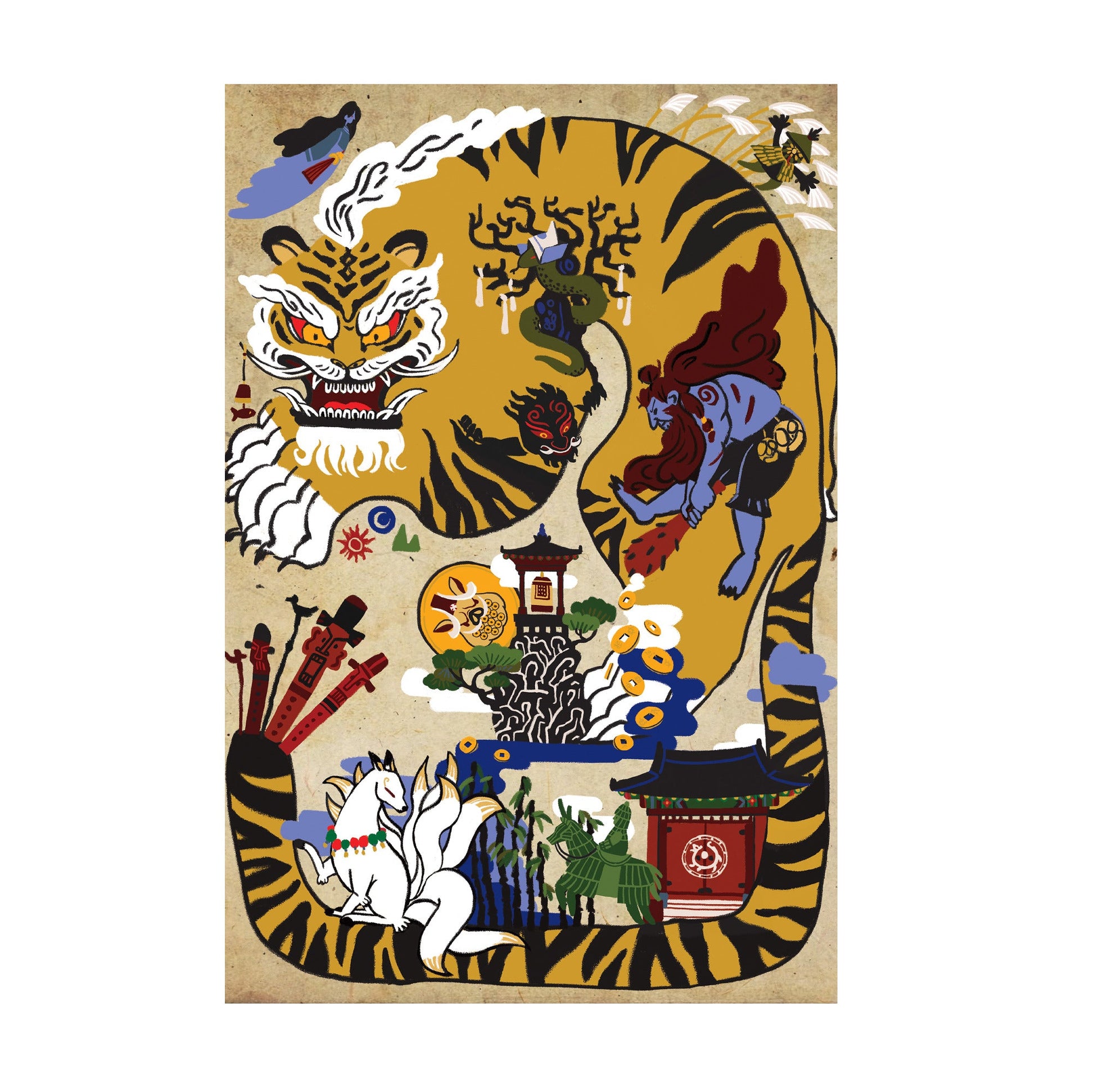 Black Desert Online Land of the Morning Light illustration poster