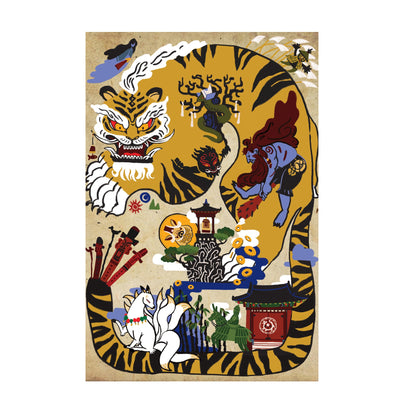 Black Desert Online Land of the Morning Light illustration poster