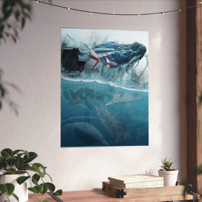 Black Desert Online sea creature poster close-up print detail