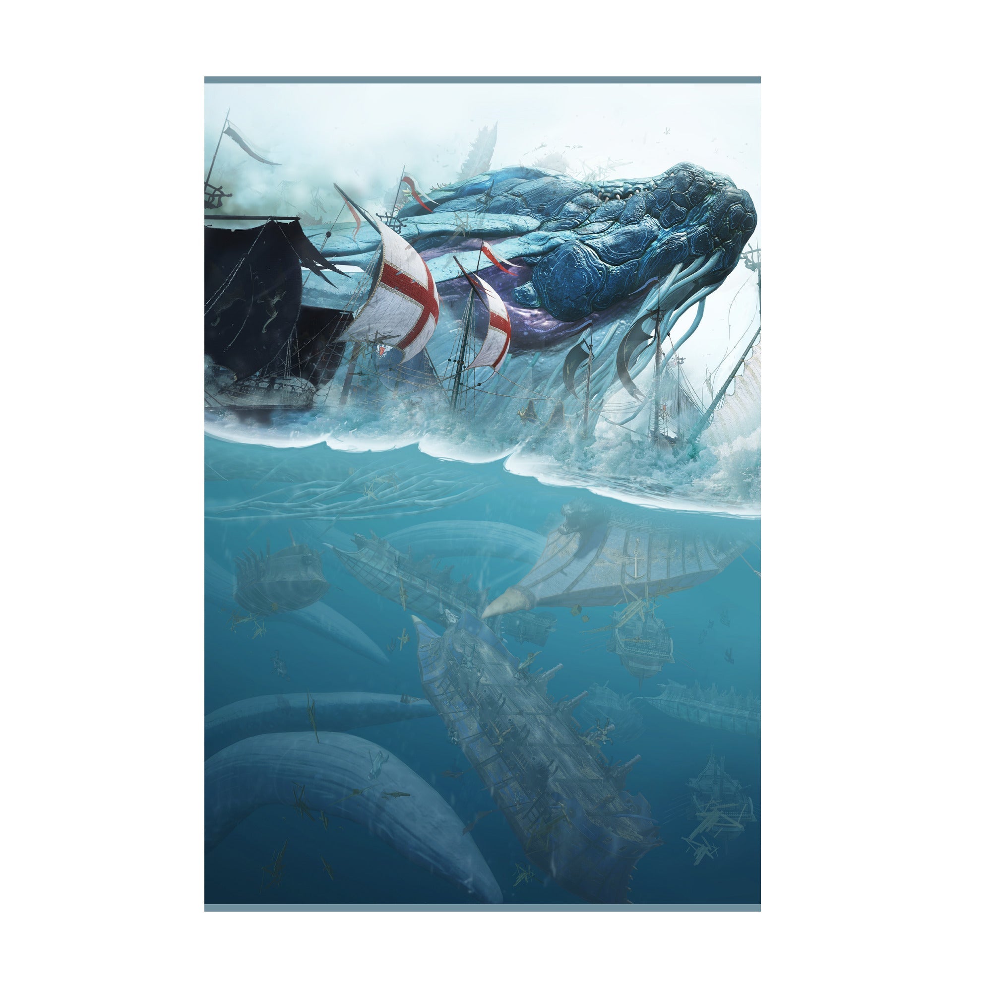 Black Desert Online sea creature art poster