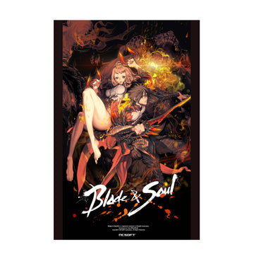 Blade & Soul flame promo art poster