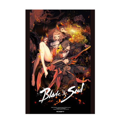 Blade & Soul flame promo art poster