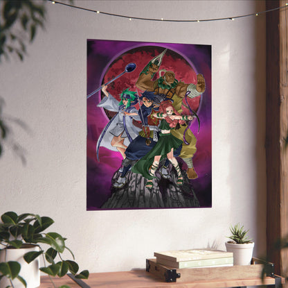 Blade Dancer party promo poster close-up print detail