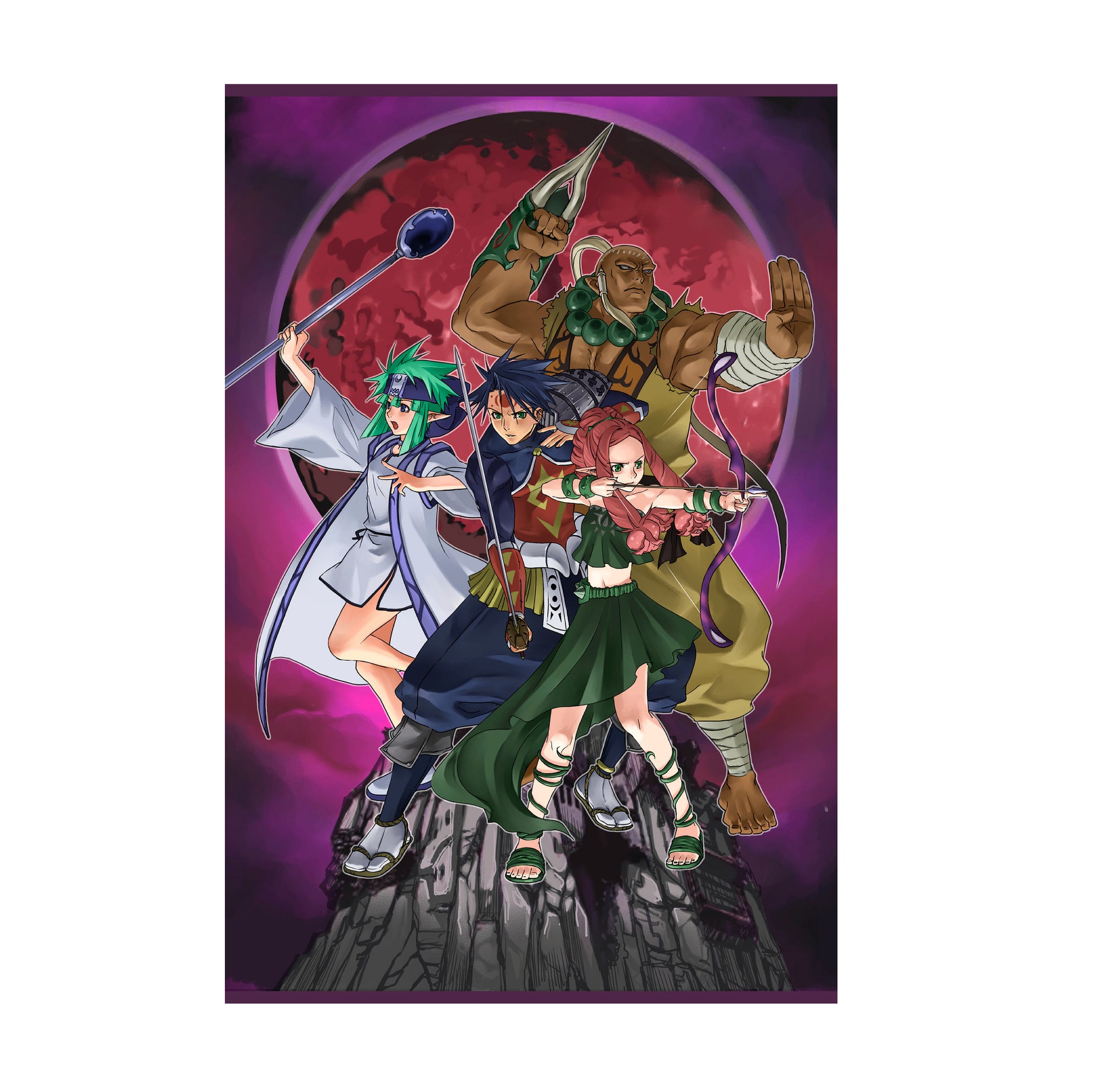 Blade Dancer Lineage of Light party promo art poster