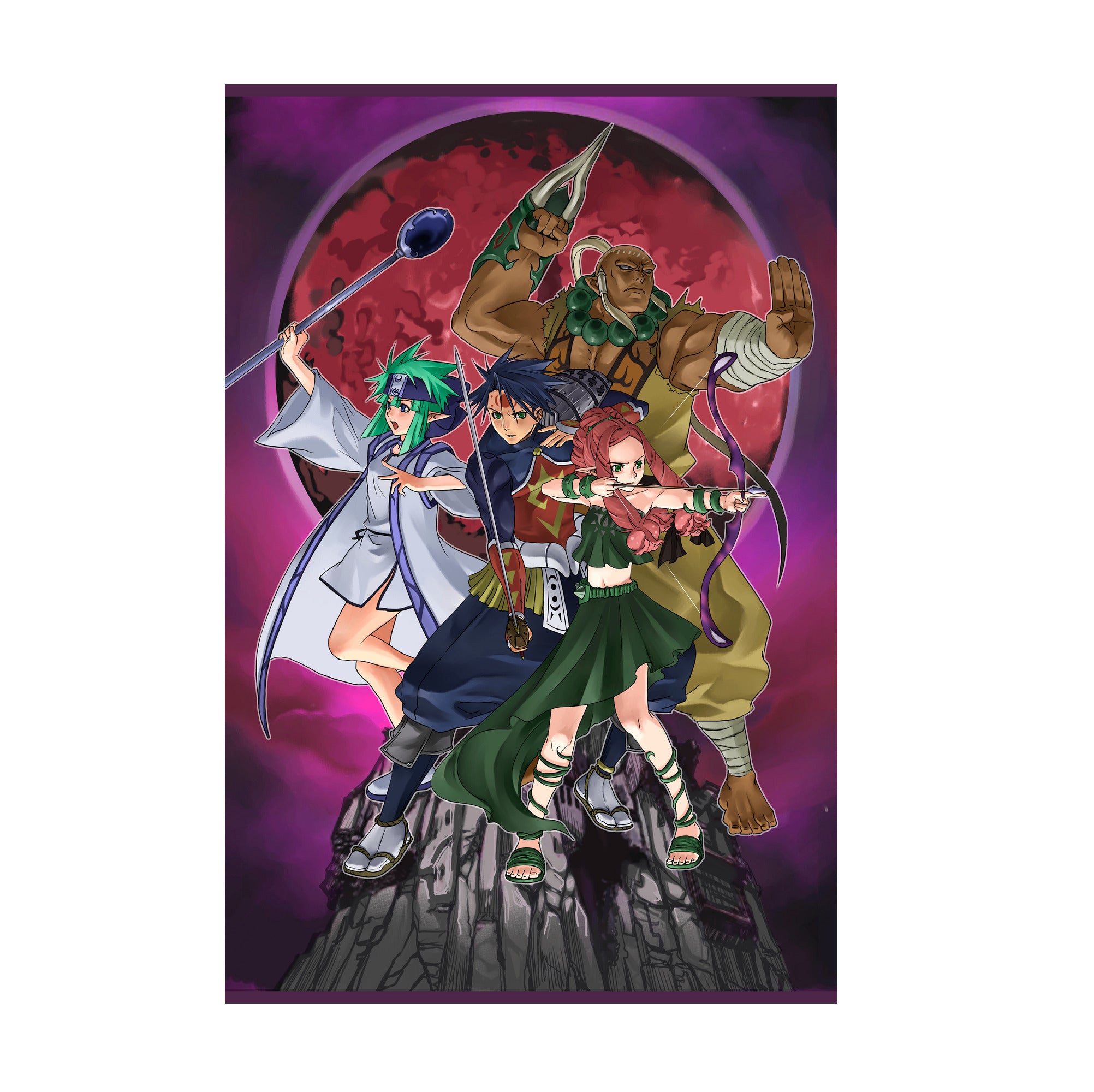 Blade Dancer Lineage of Light party promo art poster