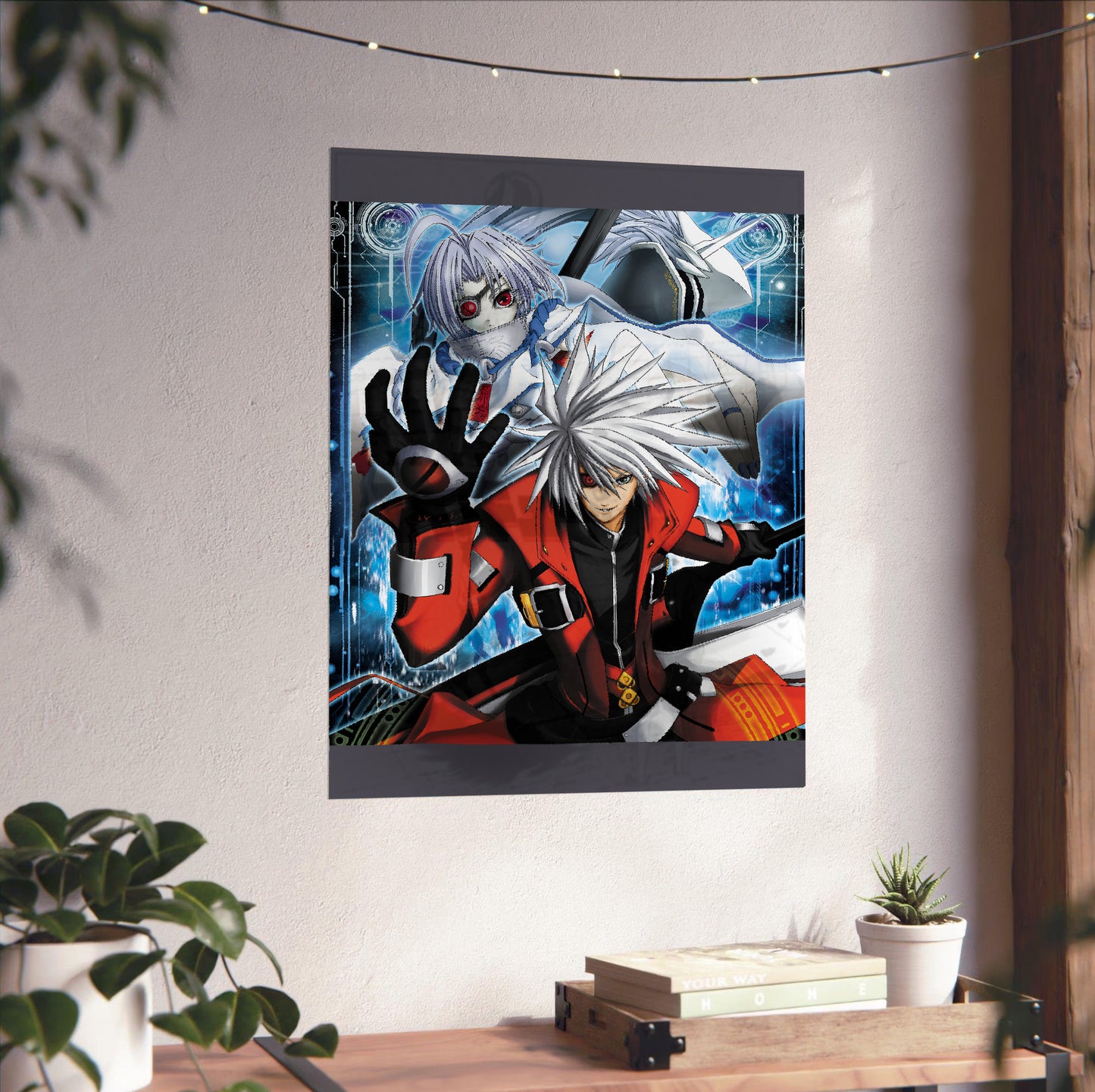 BlazBlue Calamity Trigger poster close-up print detail