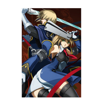 BlazBlue Jin Kisaragi and Noel Vermillion art poster