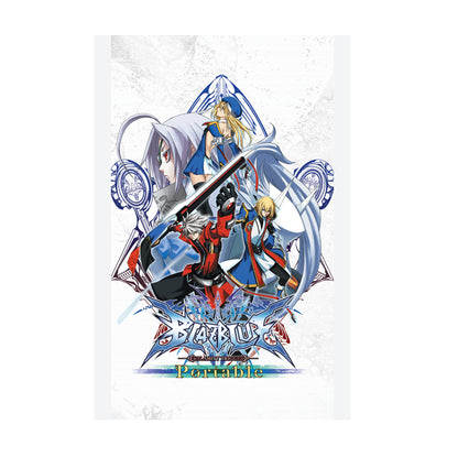 BlazBlue Calamity Trigger Portable cover art poster with logo