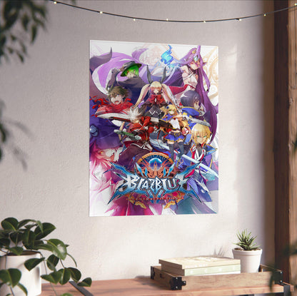 BlazBlue Central Fiction poster close-up print detail