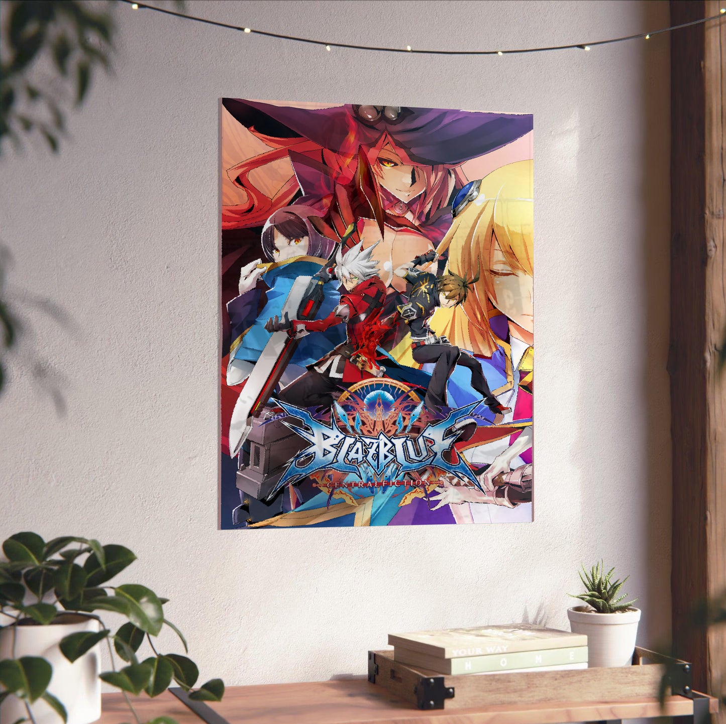 BlazBlue Central Fiction key artwork poster close-up print detail