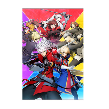 BlazBlue Cross Tag Battle key art poster with RWBY, Persona and Under Night characters