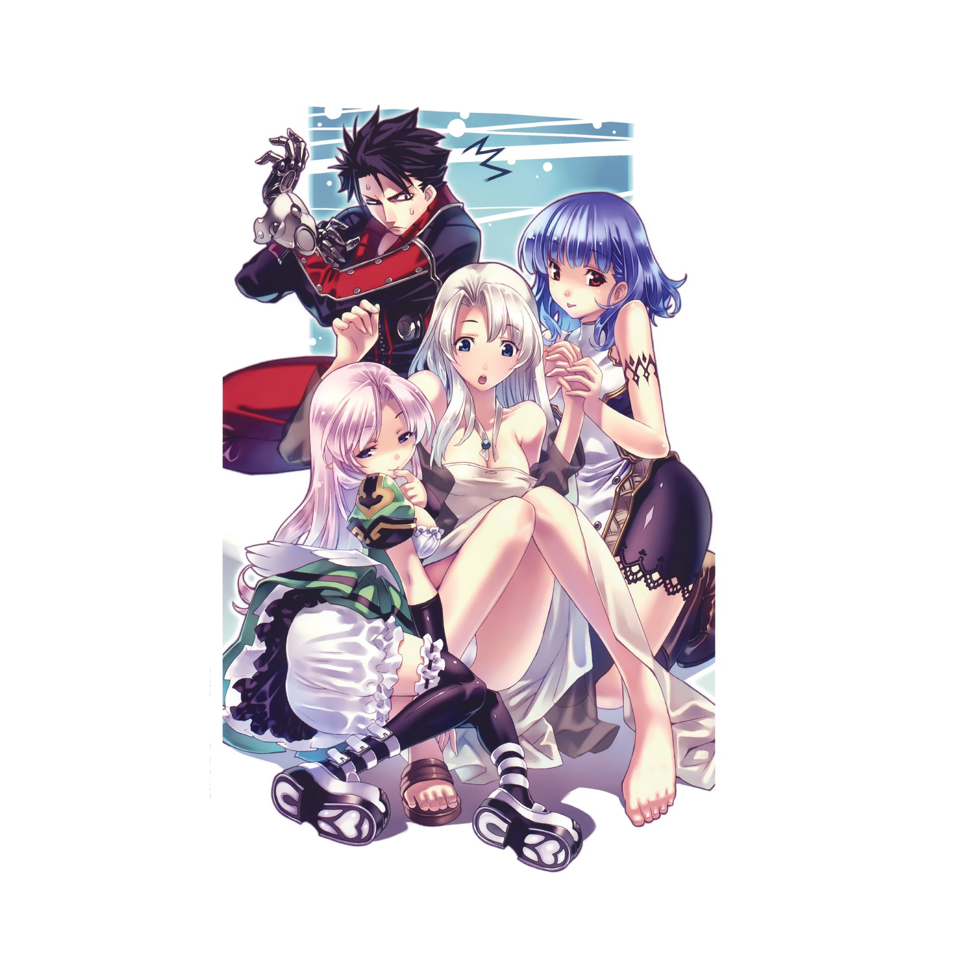Blazing Souls illustration poster by Katsuyuki Hirano