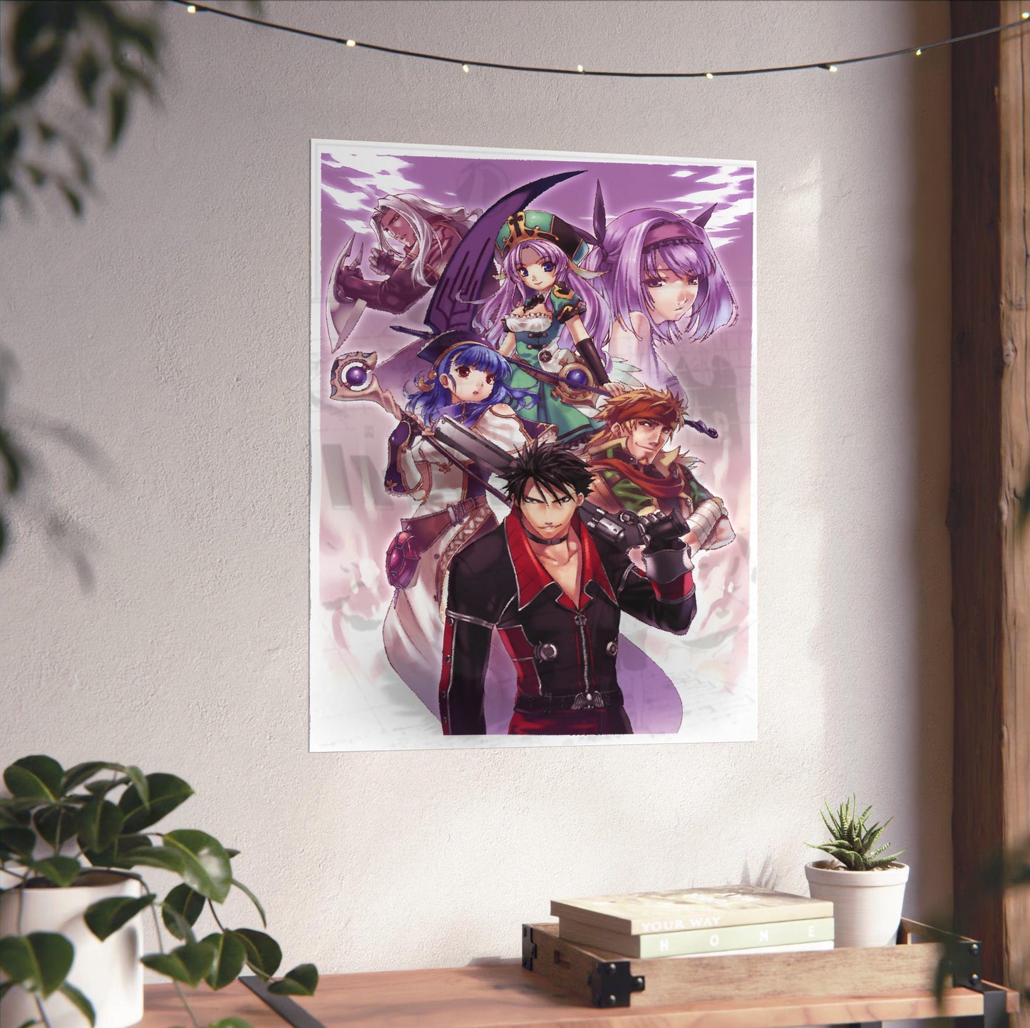 Blazing Souls Japanese cover art poster close-up print detail