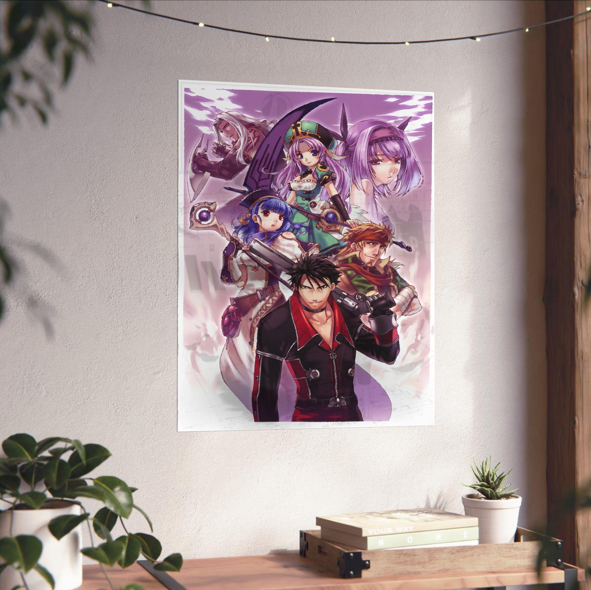 Blazing Souls Japanese cover art poster close-up print detail