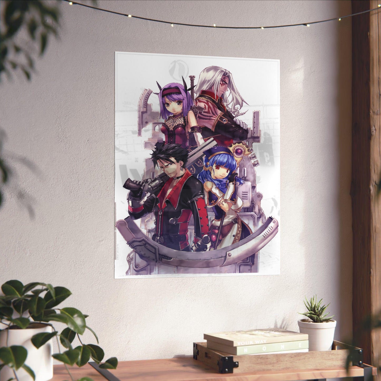 Blazing Souls Japanese cover artwork poster close-up print detail