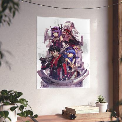 Blazing Souls Japanese cover artwork poster close-up print detail