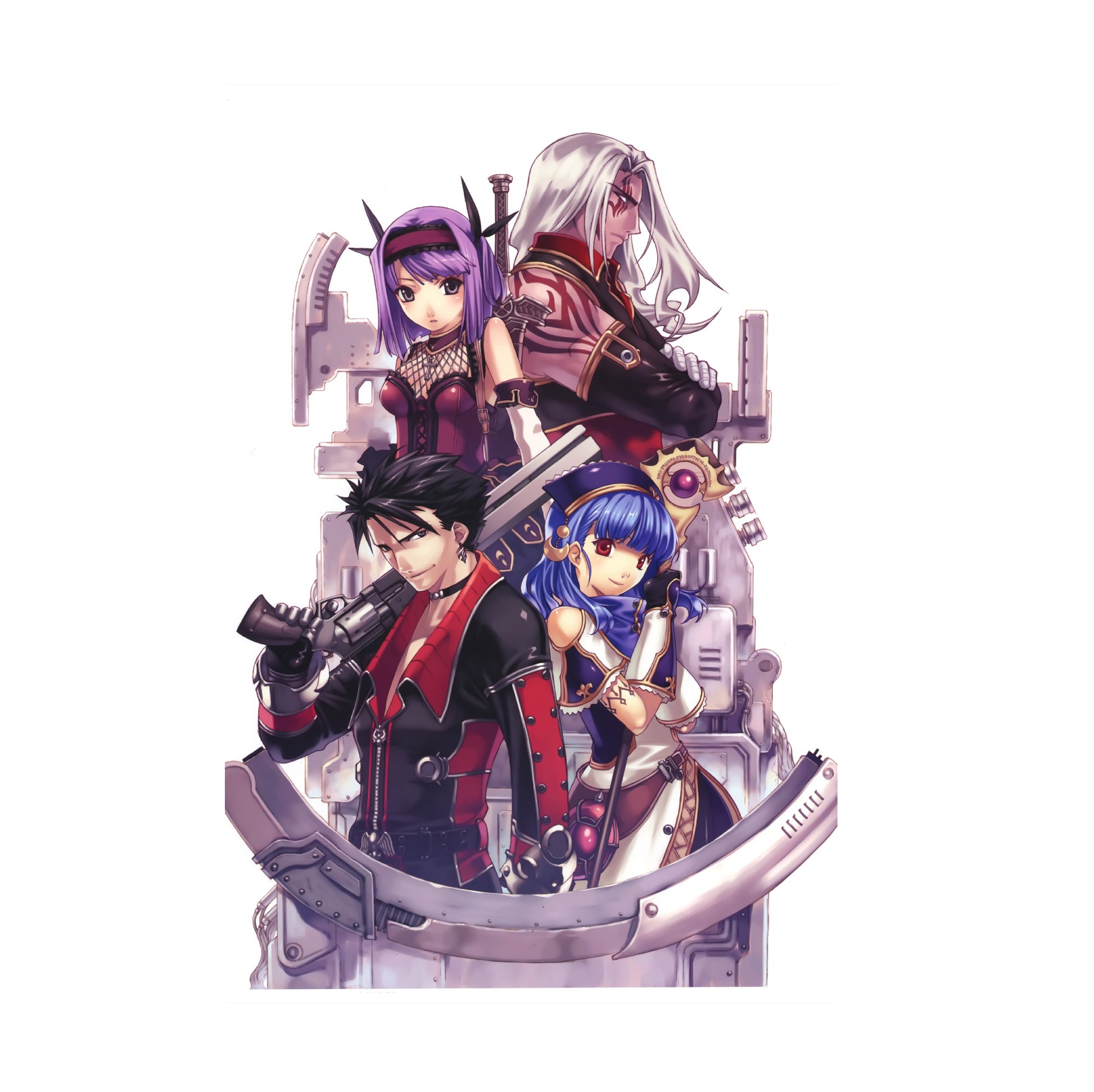 Blazing Souls Japanese cover artwork poster by Katsuyuki Hirano