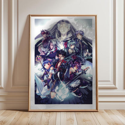 Blazing Souls key art poster in a framed room setting