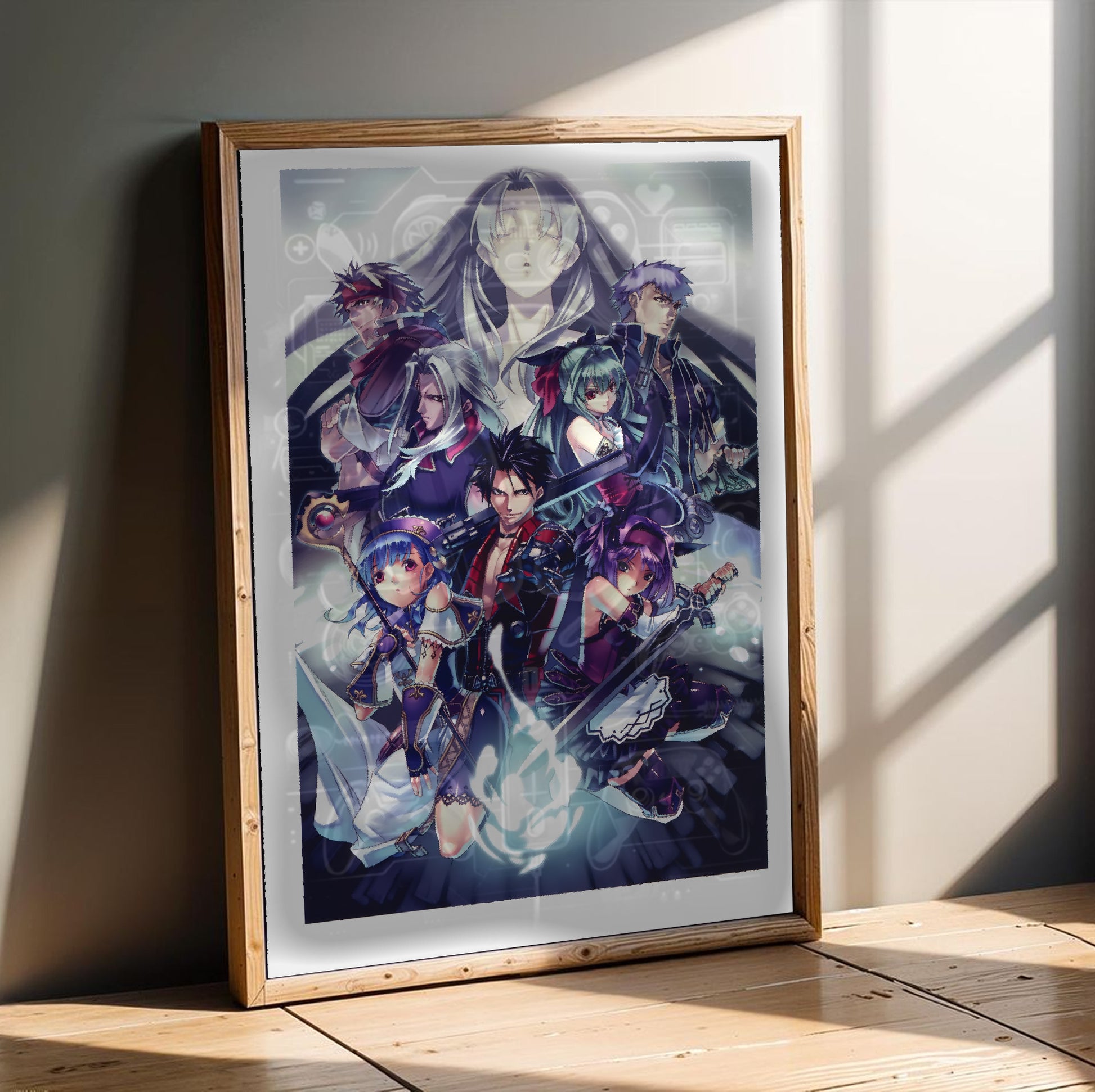 Blazing Souls key art poster in a modern interior
