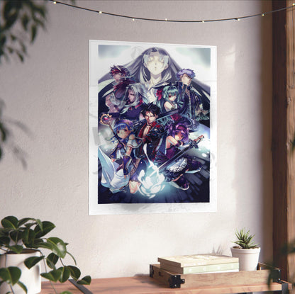 Blazing Souls key art poster close-up print detail