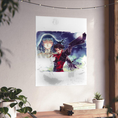 Blazing Souls promo art poster close-up print detail