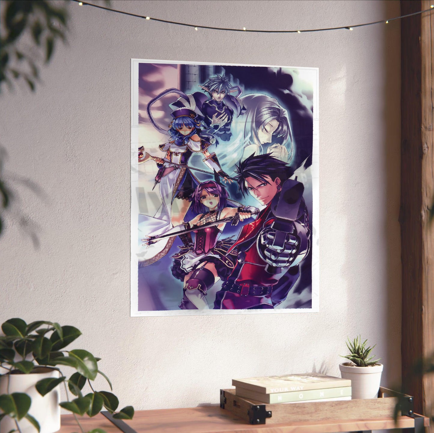 Blazing Souls Accelate poster close-up print detail