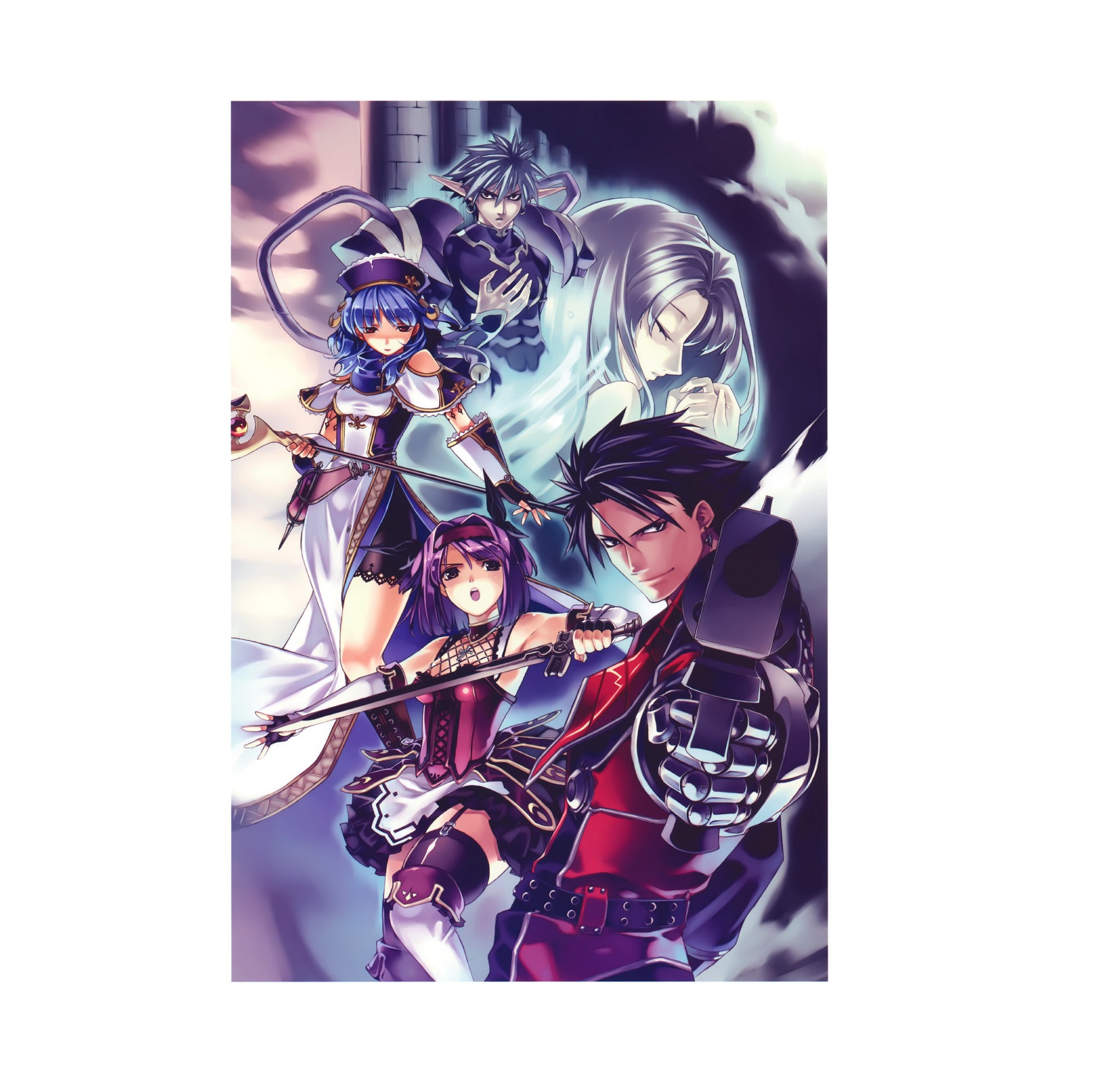 Blazing Souls Accelate cover art poster by Katsuyuki Hirano