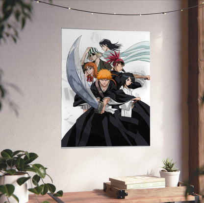 Bleach Shattered Blade poster close-up print detail