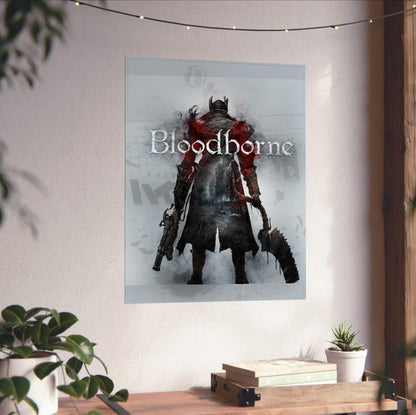 Bloodborne box art poster close-up print detail