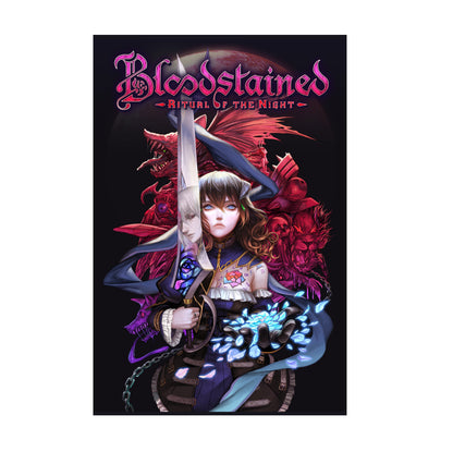 Bloodstained Ritual of the Night box art poster by Mana Ikeda