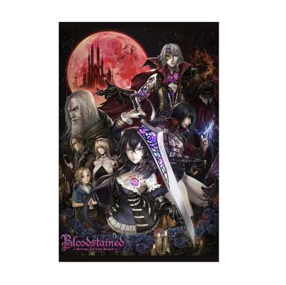 Bloodstained Ritual of the Night key art poster by Mana Ikeda