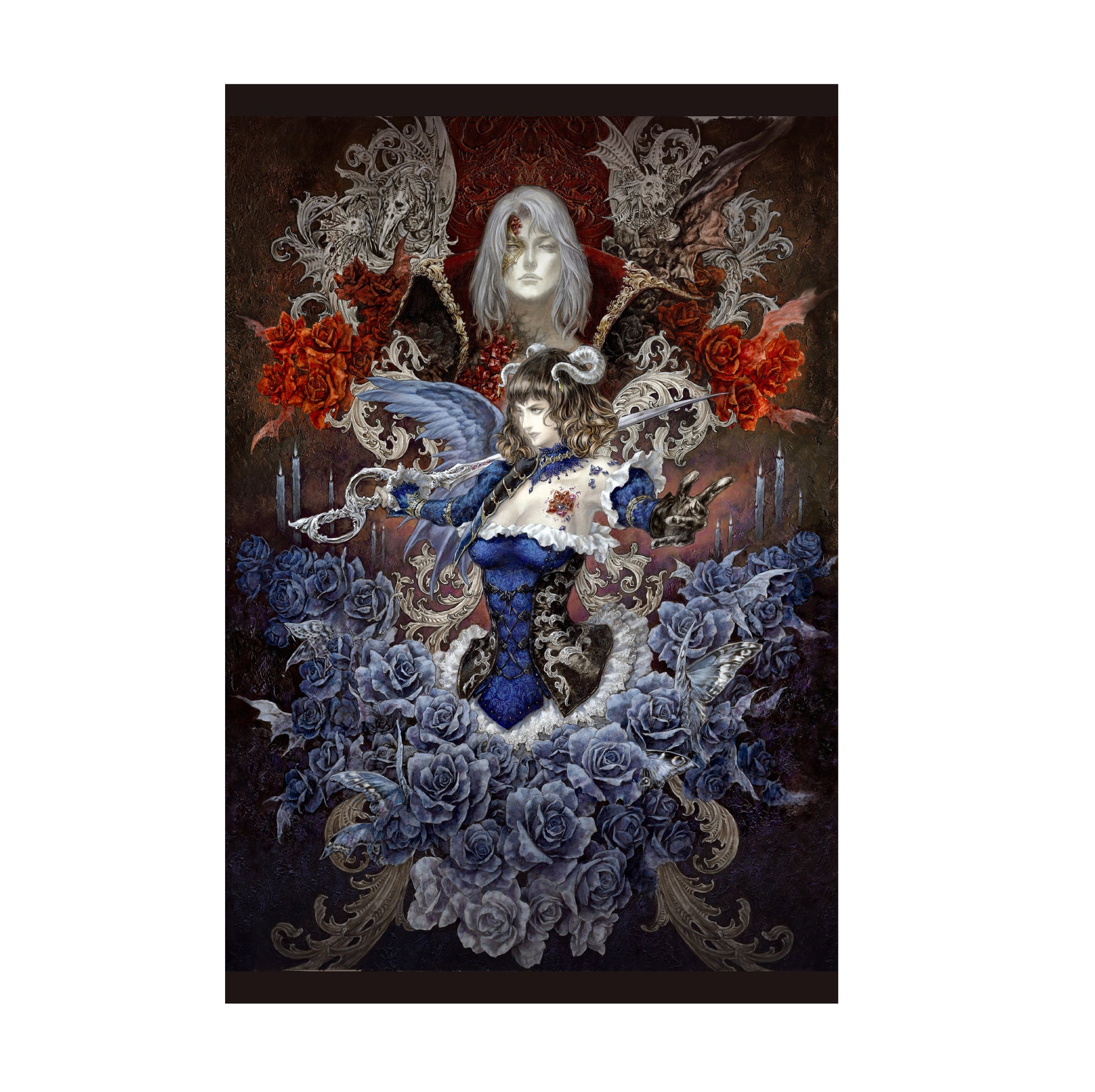 Miriam illustrated by Ayami Kojima, Bloodstained poster print