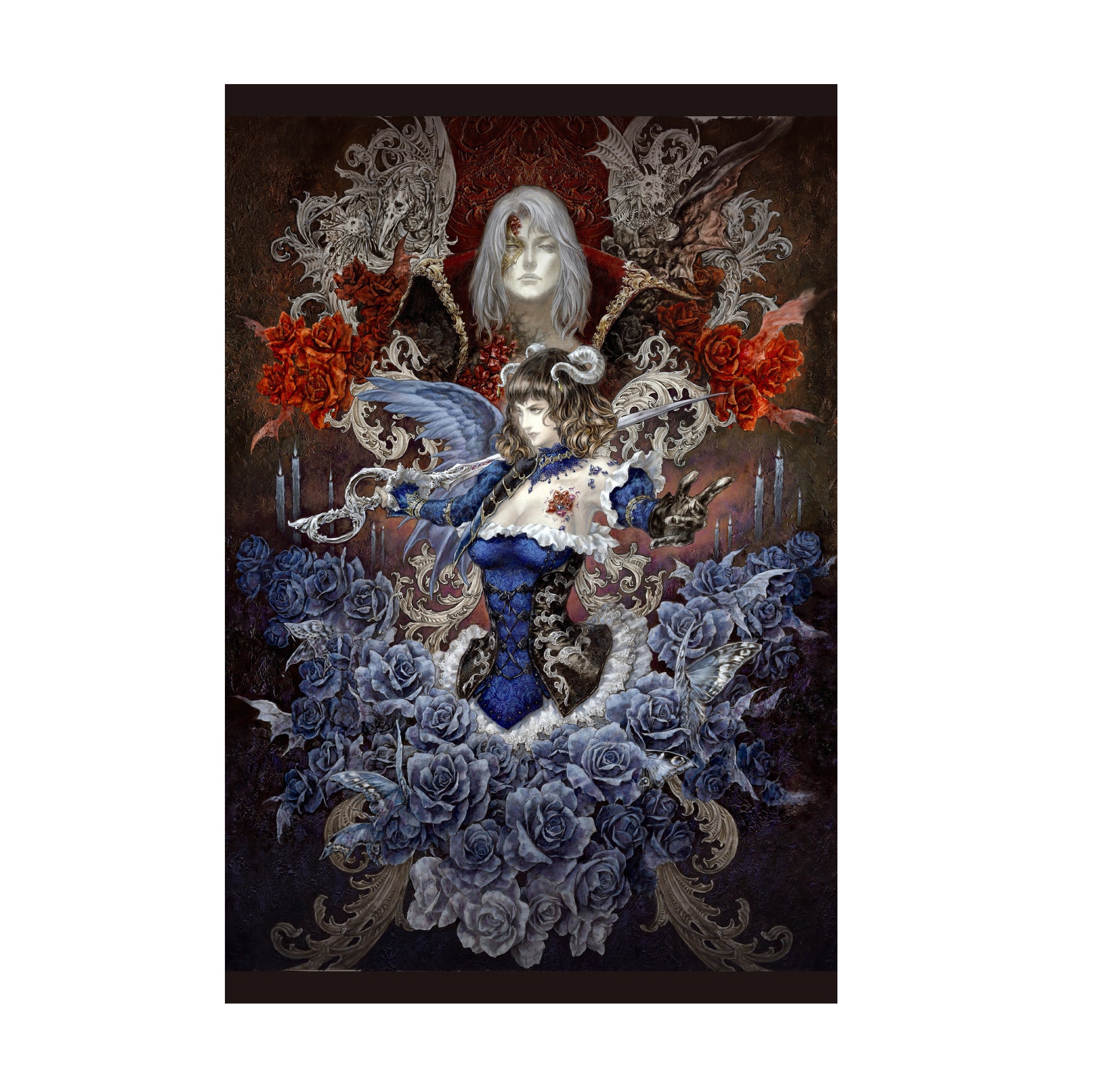 Miriam illustrated by Ayami Kojima, Bloodstained poster print