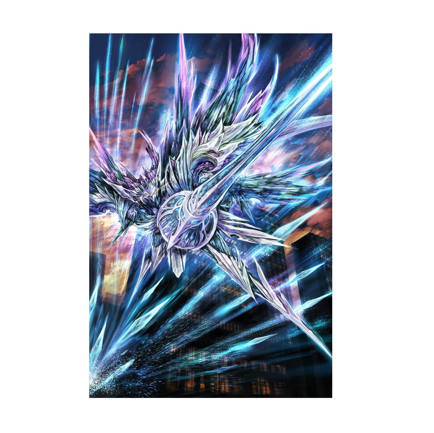Blue Reflection Netzach art poster print