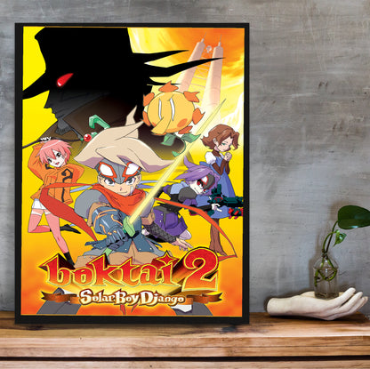 Boktai 2 Solar Boy Django poster hung above a desk