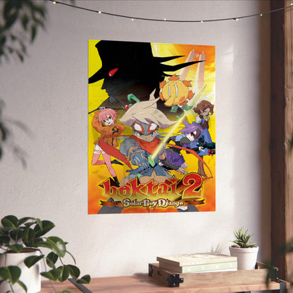 Boktai 2 Solar Boy Django poster close-up print detail