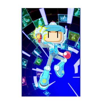 Bomberman 2 cover art poster print