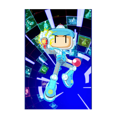 Bomberman 2 cover art poster print