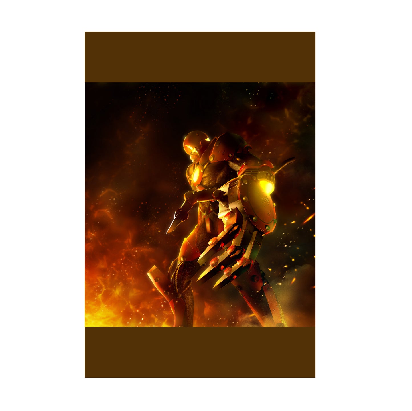 Bomberman Act Zero promo artwork poster print