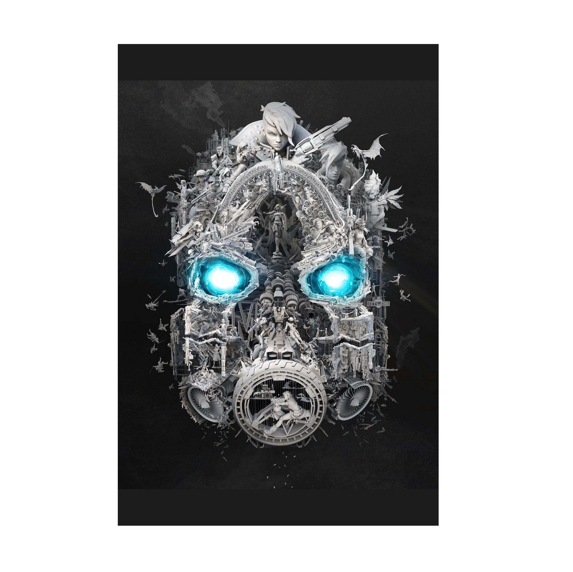 Borderlands 3 Mask of Mayhem key art poster print