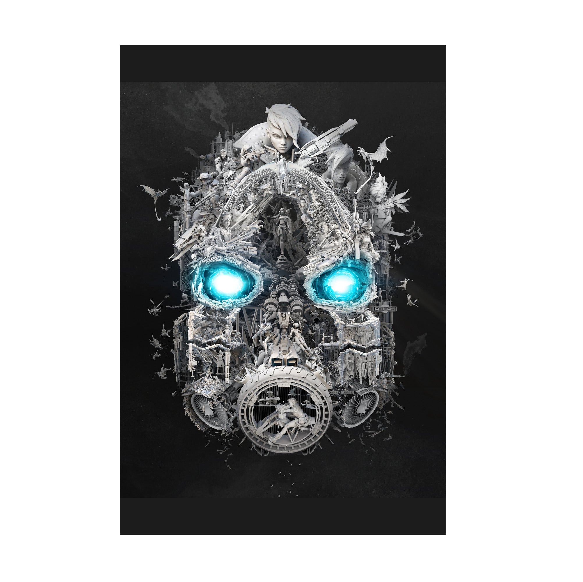 Borderlands 3 Mask of Mayhem key art poster print