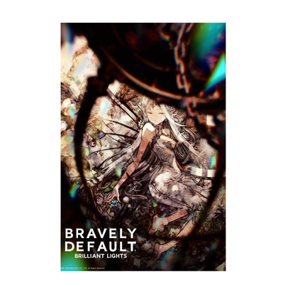 Bravely Default Brilliant Lights key art poster print by Kazama Raita