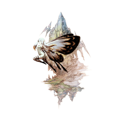 Bravely Default fairy key art poster print