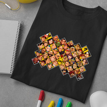 Capcom VS SNK 2 Character Select Retro Arcade Premium Unisex T-shirt