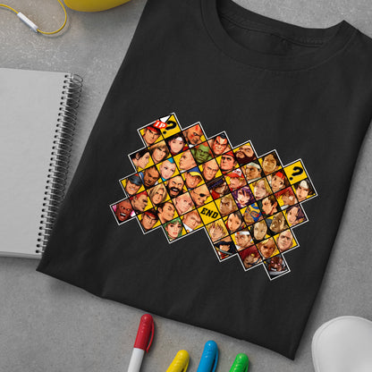 Capcom VS SNK 2 Character Select Retro Arcade Premium Unisex T-shirt