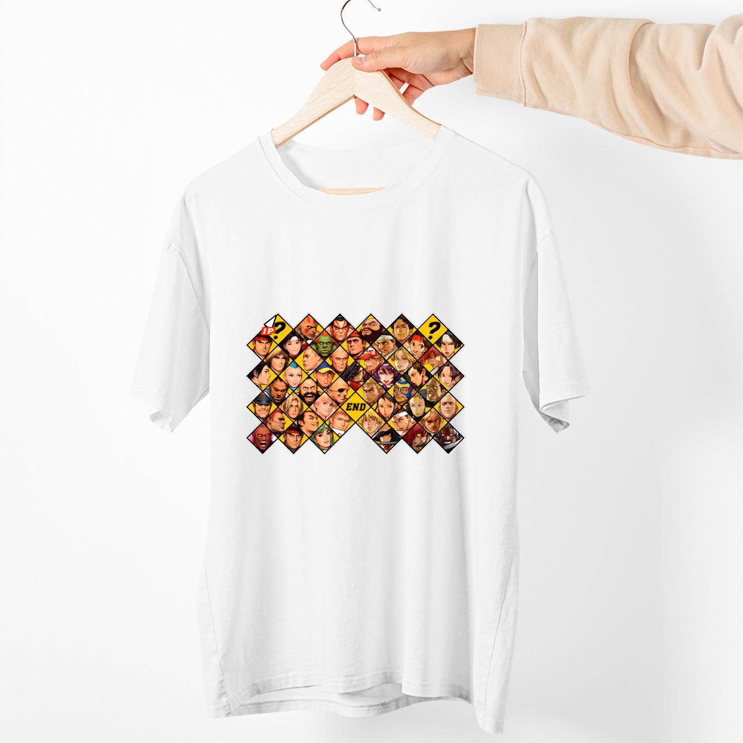 Capcom VS SNK 2 Character Select Retro Arcade Premium Unisex T-shirt