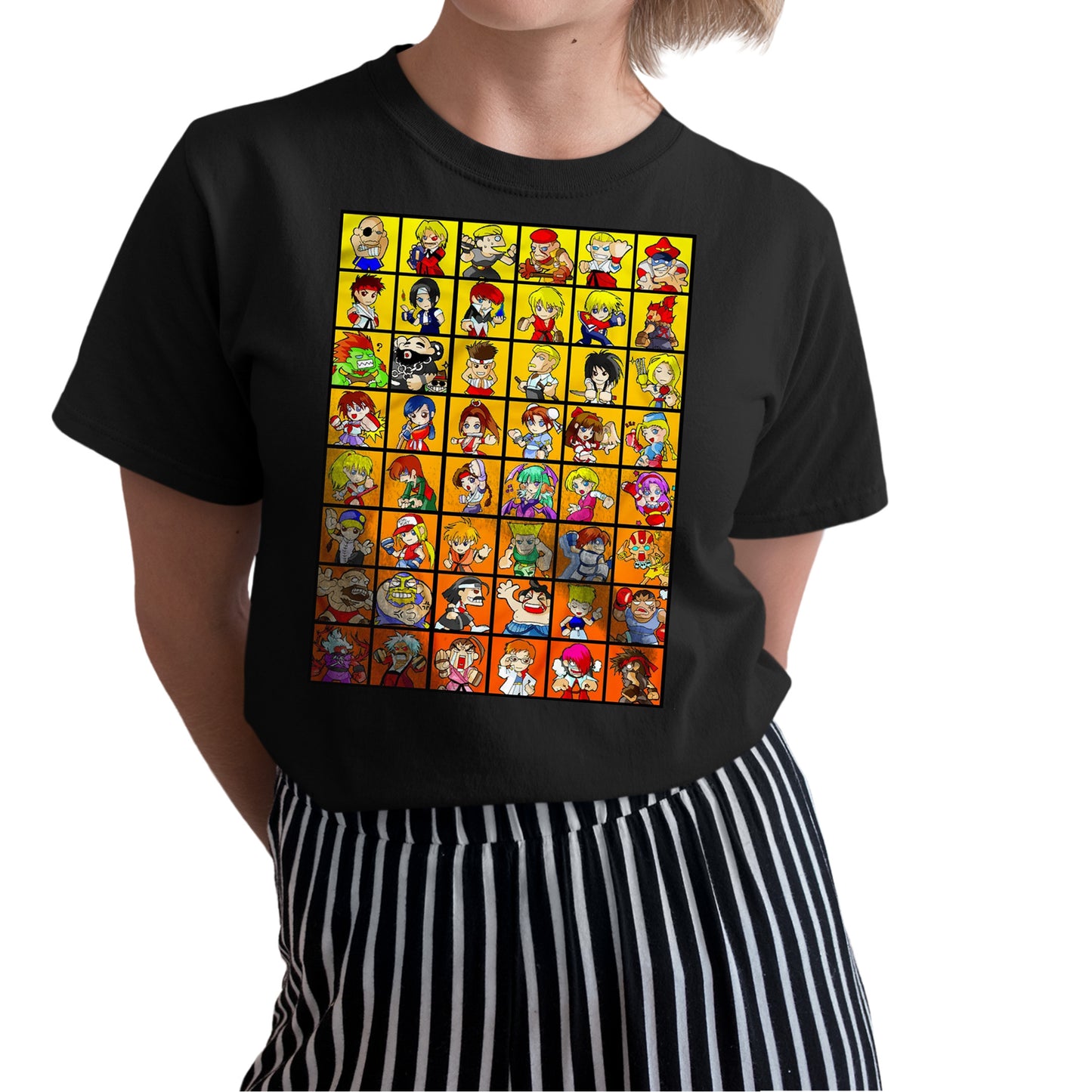CVS2 Chibi Characters Unisex T-shirt, Gamer Shirt, Gaming Gift
